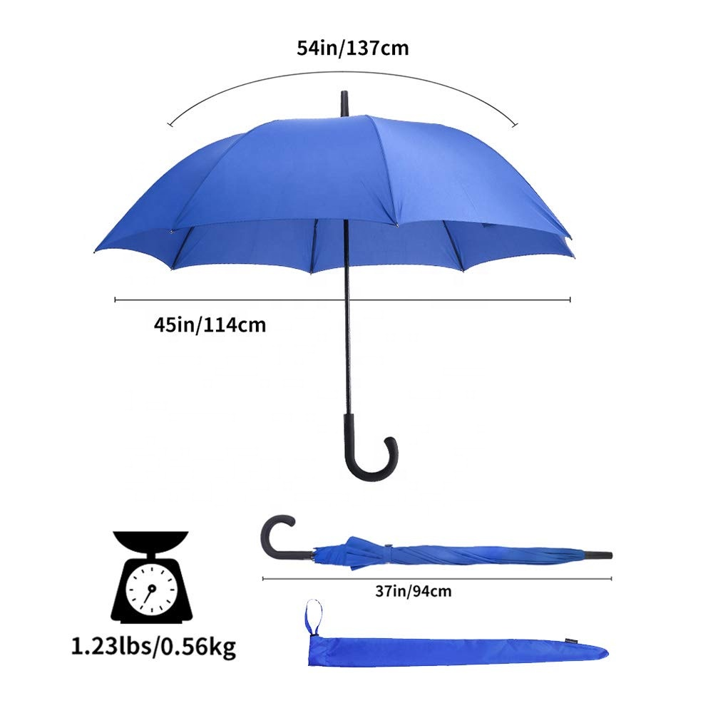 OVIDA 25 inch 8 ribben winddicht paraplu kwaliteit mei logo