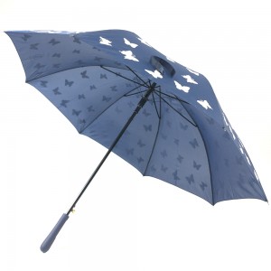 Ovida  New Inventions Rain High Quality Low Price Colored change butterfly design unisex magic golf umbrella