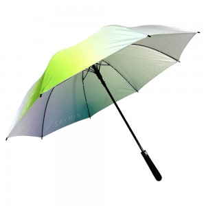 Ovida Straight Umbrella Colorful Double Fabric With Customized Logo Printing Umbrella Suitable For 2 People