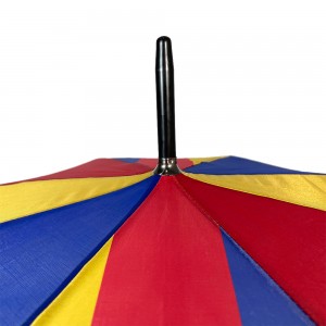 Ovida 27 inch Golf Umbrella Color Splicing Fabric With Customized Logo Printing EVA Soft Handle