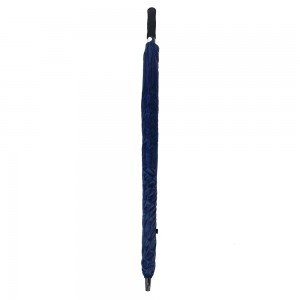 Ovida 2022 hot popular 30 inch large golf umbrella fiber rod with 8 ribs dark blue rain umbrella supplier