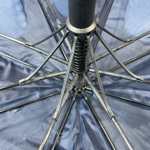 Ovida 2022 hot popular 30 inch large golf umbrella fiber rod with 8 ribs dark blue rain umbrella supplier