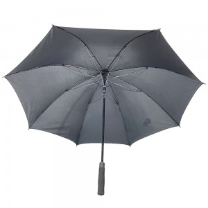 Ovida China leader custom black sublimation wind and up proof promotion golf umbrella