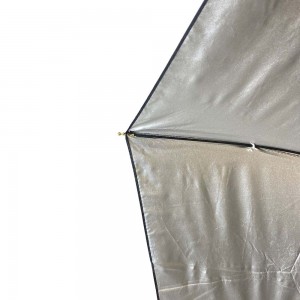 OVIDA three folding silver coating umbrella UV protection summer sun custom umbrella
