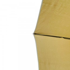 OVIDA 3 folding classical umbrella high quality dark yellow compact umbrella