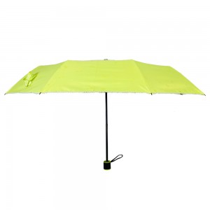 OVIDA wholesale quality folding sun umbrella 3 fold custom sombrinha woman clear umbrella automatic umbrella for girls