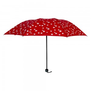 OVIDA  Creative Compact Color Changing Umbrella Flower Design Changes Colour When Wet Water Folding Travel Umbrella