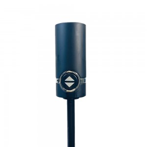 Ovida automatic portable 3 fold umbrellas for gentleman promotional commercial logo and design umbrella for sales