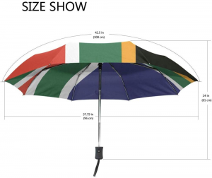 Ovida automatic low cost flag custom digital photo print fold umbrella logo print metal +fiber frame with super clear pattern