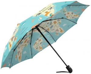 Ovida Factory New Design Customized Promotional Custom UV Protective Rain Waterproof Folding Umbrella Cute Mini Compact Folding Lightweight Travel Umbrella