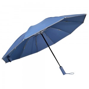 Ovida 3-folding Umbrella Step By Step Full-auto Open And Close Umbrella Ladies And Kids Friendly Umbrella