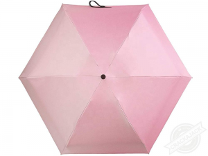 Ovida New inventions Anti UV 5 folding pink capsule cheap mini pocket umbrella