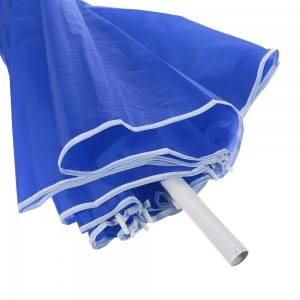 2021 High quality Cantilever Umbrella Parts - 2m*8ribs custom printed promotional advertising outdoor beach parasol umbrella – DongFangZhanXin