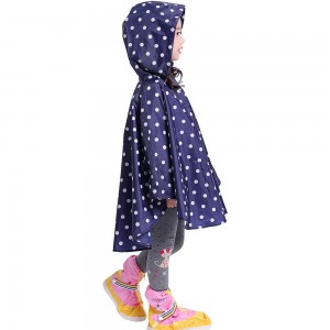 Ovida Wholesale reusable waterproof raincoat jacket cartoon rainwear EVA Children rain coat for kids