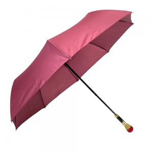 Ovida Sun Protection Woman Rain Manual Open and Close Girls Beautiful 3 Folding Umbrella