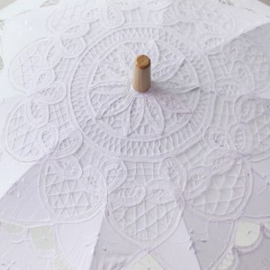 Ovida Mini Vintage Embroidery white Lace Umbrella for Birthday Gift Photo Wedding Gifts Party Decoration Umbrella