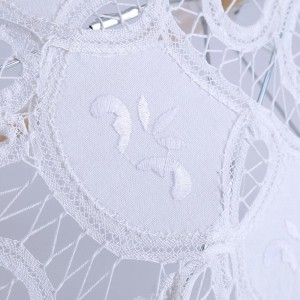 Ovida Mini Vintage Embroidery white Lace Umbrella for Birthday Gift Photo Wedding Gifts Party Decoration Umbrella
