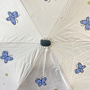 Ovida rain and sun protect Japanese vintage 5folding UV umbrella