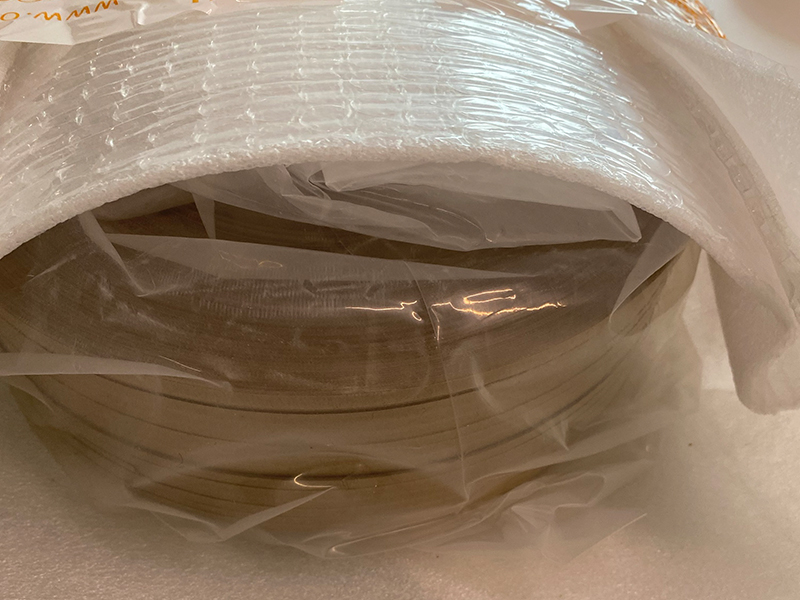 Phlogopite mica tape samples were shipped to Russia for testing