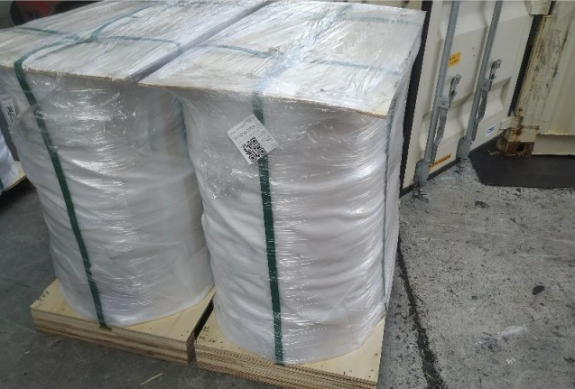 Shipment of Plastic Coated Aluminum Tape, Semi-Conductive Water Blocking Tape, and More to Western Asia!