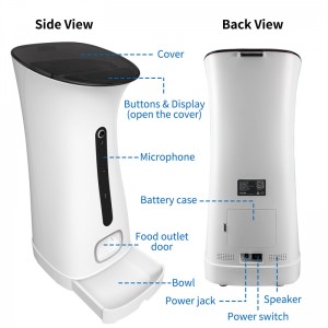 Smart Pet Feeder with Video 2000-V-TY