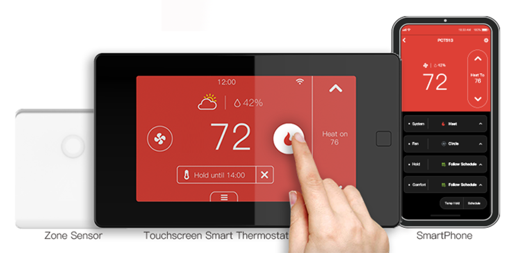 Firwat eis wielen: D'Virdeeler vun Touchscreen Thermostate fir amerikanesch Haiser