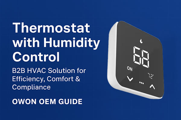 Smart thermostat with Humidity Control: B2B HVAC Solution for Efficiency, Comfort & Compliance – OWON OEM Guide