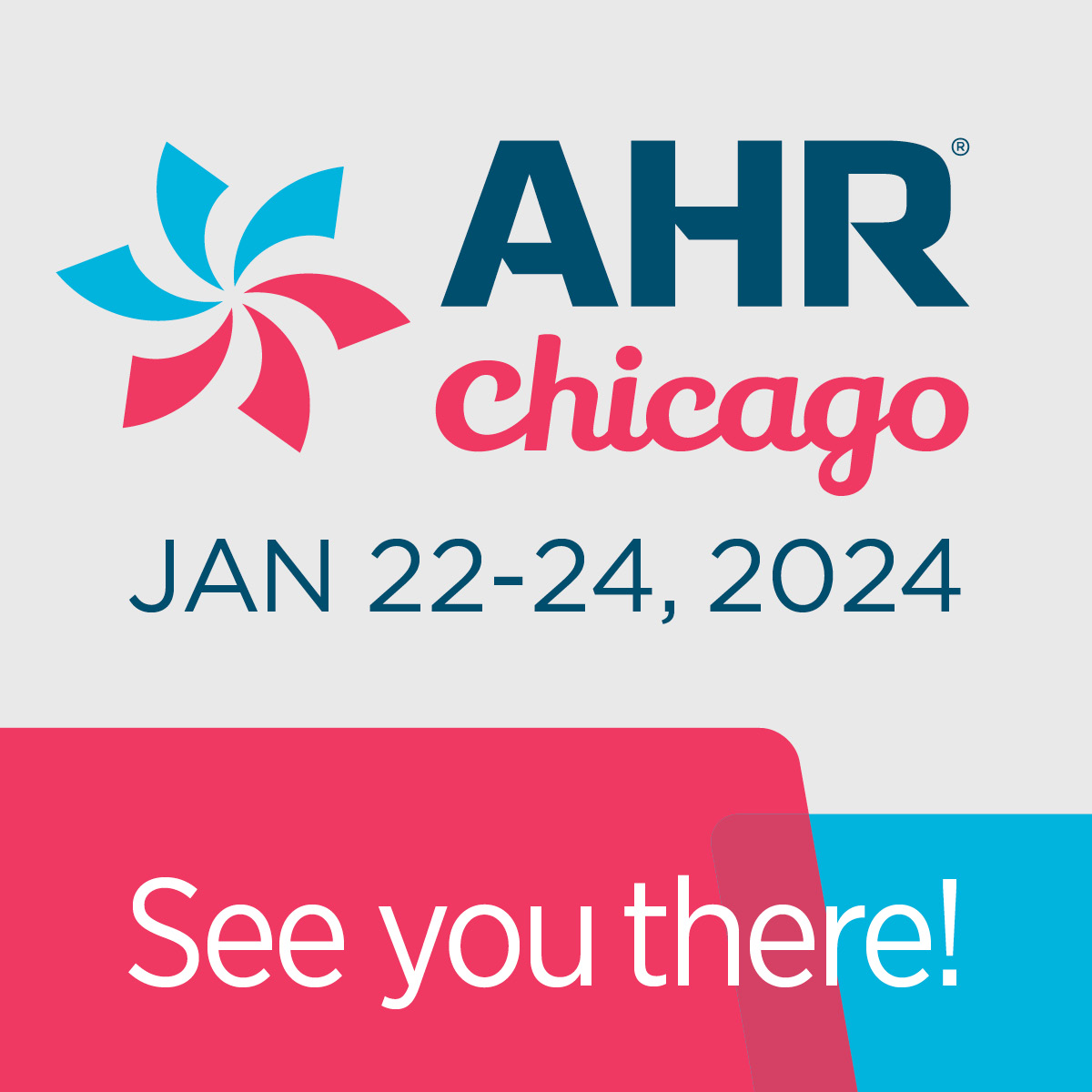 Laten we ChicaGO!22-24 JANUARI 2024 AHR Expo