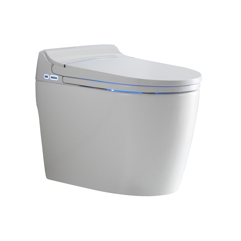 Factory supplied Close Coupled Back To Wall Toilet - Automatic cover, Auto Open and close Lid toilet, Auto flush toilet, Heated Seat, Warm Water and Dry, feet sensor – Ouweishi