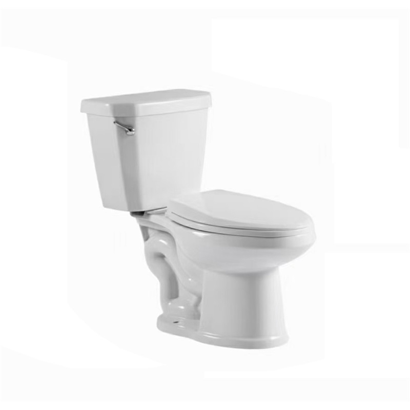 Top Quality Rimless Comfort Height Toilet - Economic Siphonic Two-piece Elongated Bowl Toilet,Side lever Flush Toilet – Ouweishi