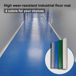 Rolo de piso industrial anticorrosão antiestática resistente ao desgaste de oficina