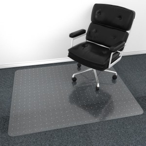 Rollo de alfombrilla protectora de alfombra, alfombrillas de suelo para silla clavadas de PVC de alta resistencia