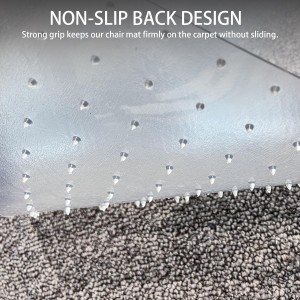 Rotolo di tappetino protettivo per tappetini per sedie in PVC resistente inchiodato