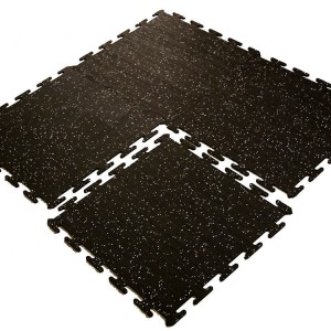 Magkakabit na Rubber Shock-absorbing Fitness Gym Mat Flooring Tile