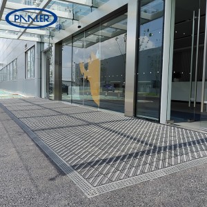 Carrelage de sol de tapis de porte d'entrée modulaire de verrouillage multifonctionnel