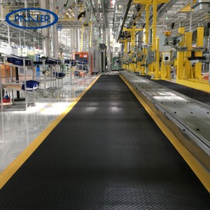 Tấm lót sàn chống mỏi PVC chống trượt công nghiệp ESD