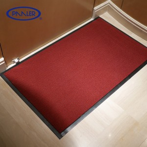 Tapis de sol d'entrée en rouleau de haute qualité à rayures extérieures, tapis de porte
