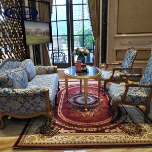 Luxury Customer Carpet Handmade Area Carpet Rug para sa Dining Room Living Room