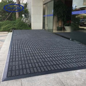 Dust-removal Sand-scrapping PVC Modular Entrance Tiles Floor Mat