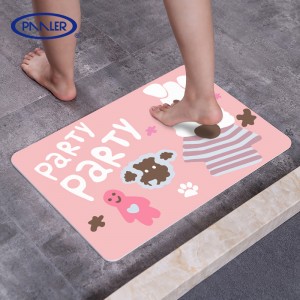 Household Quick Drying Stone Diatom Mud Water Absorbent Bath Mat
