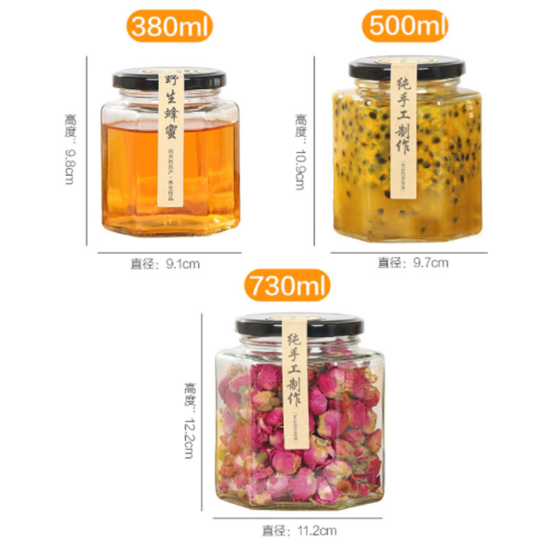Bottom price Glass Honey Jars With Dipper - 8oz 10oz screw top lid glass honey jar glass jam jar with good seal – Luhai