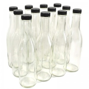 100% Original 330ml Green Glass Beer Bottle - 250ml Mountain clear empty transparent beer bottle white color small beer bottle – Luhai
