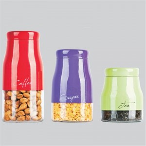clear empty Glass 500ml Square Storage glass jar For Saffron Packing With Cork