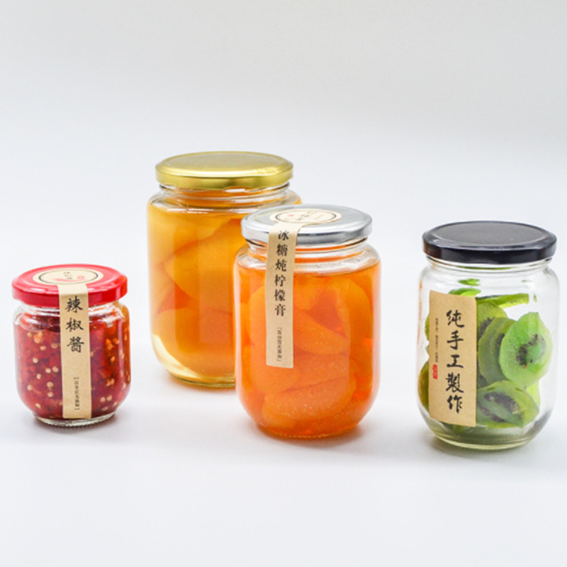5080100200280380500730ml honeyjam food chili sauce pickles square glass jar
