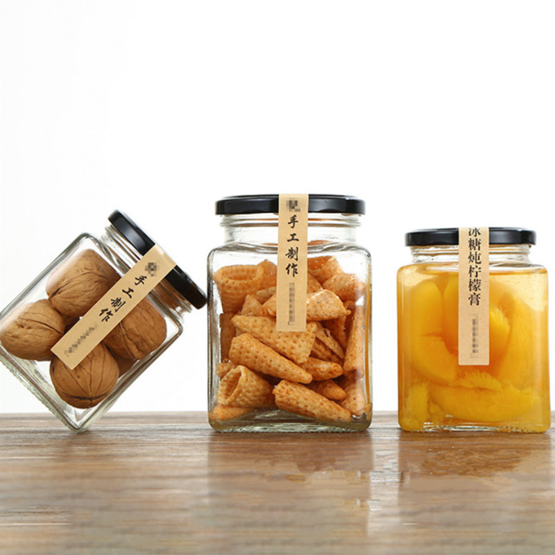 8 Year Exporter 1 Pound Glass Honey Jars - 8oz 10oz screw top lid glass honey jar glass jam jar with good seal – Luhai