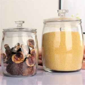 8oz storage sauce coconut milk yogurt pudding glass jar 1000ml with cork lid cap