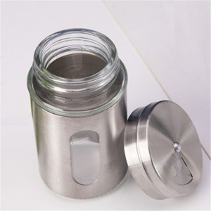 120 ml glass spice jar pepper shaker jar with plastic flip cap wholesale