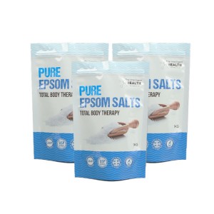 Resealable Plastic Bath Salt Packaging For Natural Ocean Sea Salt Packaging
