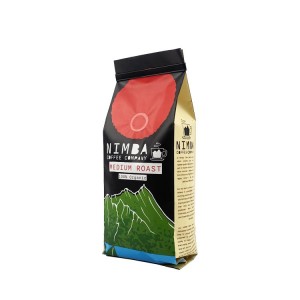 12oz 340g Coffee Beans Packaging Bag With Sticker