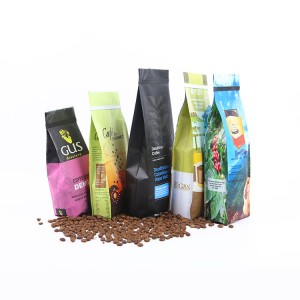 Gusset Side Pouch Coffee Bag 250g.500g and 1 kg Aluminum Foil Bags With Valve For Coffee Packaging Bags